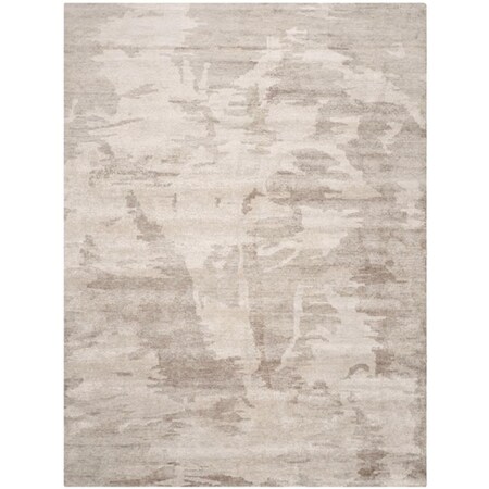 Safavieh 10 x 14 ft. Tibetan Hand Knotted Rectangle Area Rug, Silver TB753A-10
